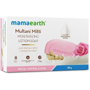 Mamaearth Multani Mitti Moisturizing Lotion Soap 125Gmx4