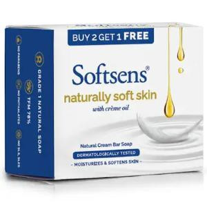 Softsens Cream Bath Soap 100Gm X 2+1