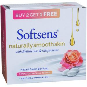 Softsens Cream Bath Soap 100Gm X 2+1