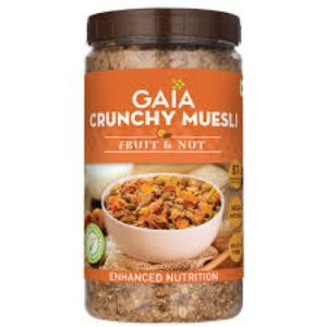 Gaia Crunchy Muesli Fruit And Nut 1Kg