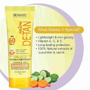 Dr.Rashel Am2Pm De Tan Spf 60Pa++ Sunscreen 100Ml Imp