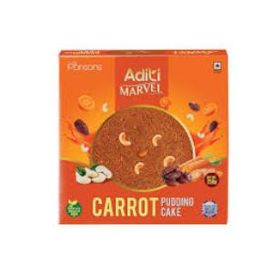 Aditi Marvel Carrot Pudding Round Cake 250Gm