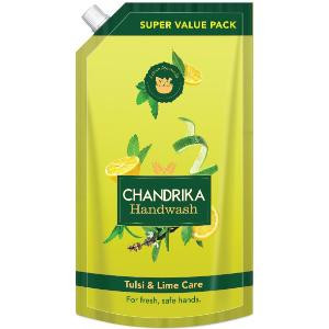 Chandrika Handwash Tulsi & Lime Care 675 Ml Pouch