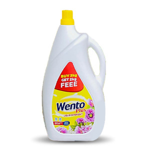 Wento Liquid Detergent 3Kg+2Kg Free