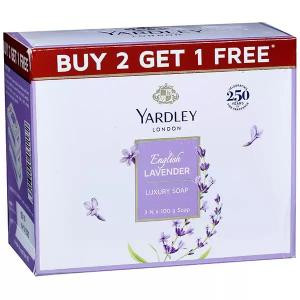 Yardley English Lavender Soap 100Gm X 2+1 Free