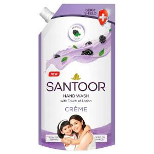 Santoor Berries & Tulsi H/W Creme 675Ml