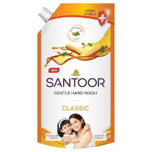 Santoor Gentle H/W Classic Sandal Wood & Tulsi 675Ml