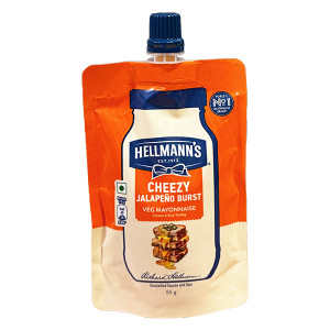 Hellmanns Cheezy Jalapeno Brust Veg Mayonnaise 85Gm