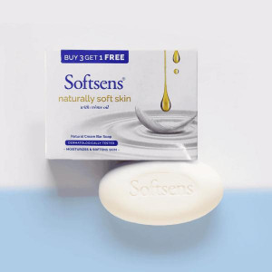 Softsens Naturally Soft Skin Soap 4*100Gm