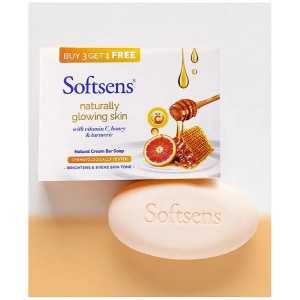 Softsens Naturally Glowing Skin Soap 4*100Gm