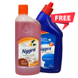 Nygra Floor Cleaner 500Ml + Toilet Cleaner 500Ml Free
