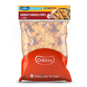 Delicious Crunchy Chicken Strips 500 G