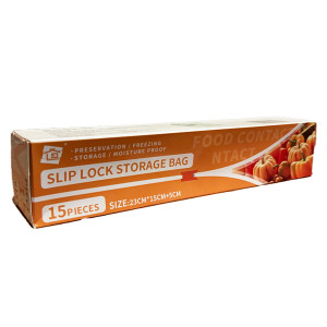 Slip Lock Storage Bag 15Pcs