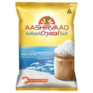 Aashirvaad Iodised Crystal Salt 1Kg
