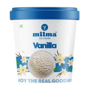 Milma Vanilla Ice Cream Tub 1Ltr