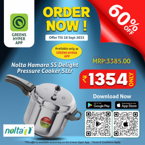 Nolta Hamara SS Delight Pressure Cooker 5Ltr