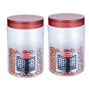 Polyset Raga Pet Jar 2 Pcs Set 2000Ml