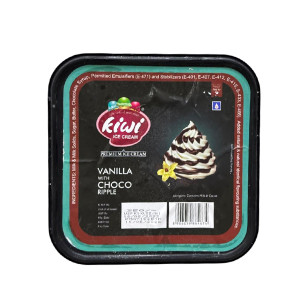 Kiwi Vanila With Choco Ripple 1Ltr