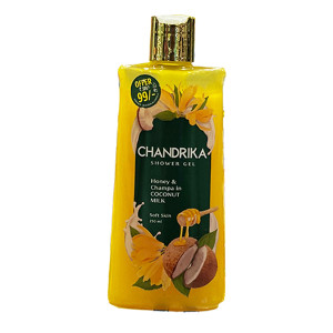 Chandrika Shower Gel Honey 7 Champa In Coconut Milk 250Ml