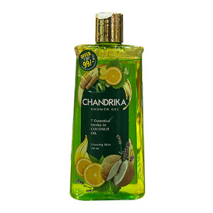 Chandrika Shower Gel 7 Essential Herbs In Coconut Oil 250Ml