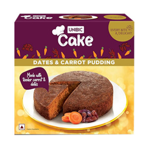 Unibic Cake Dates & Carrot Pudding 220 Gm