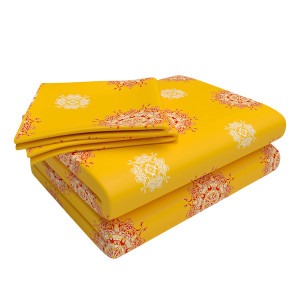 Success Bedsheet Golden Leaf Double