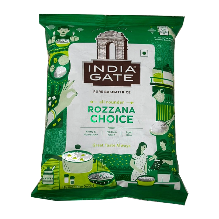 India Gate Rozzana Choice Pure Basmati Rice 1Kg