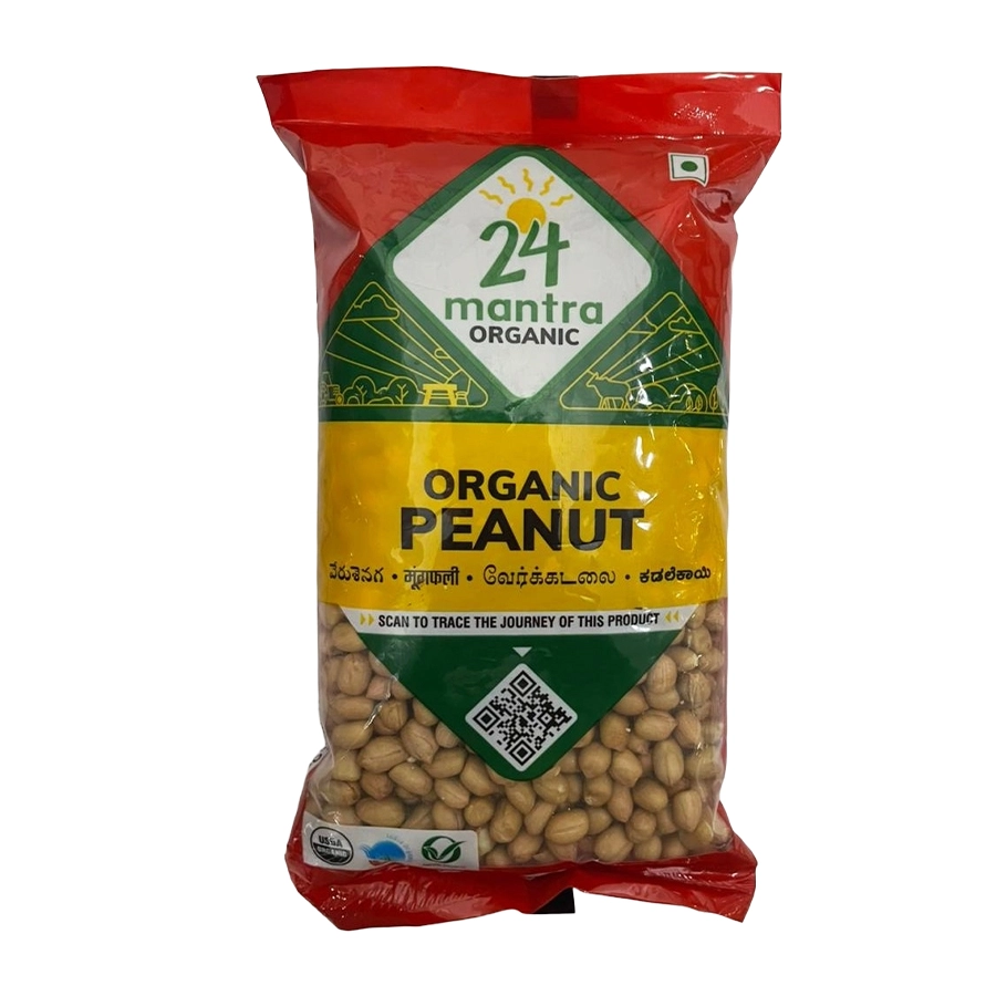 24 mantra organic raw peanut 500 gms