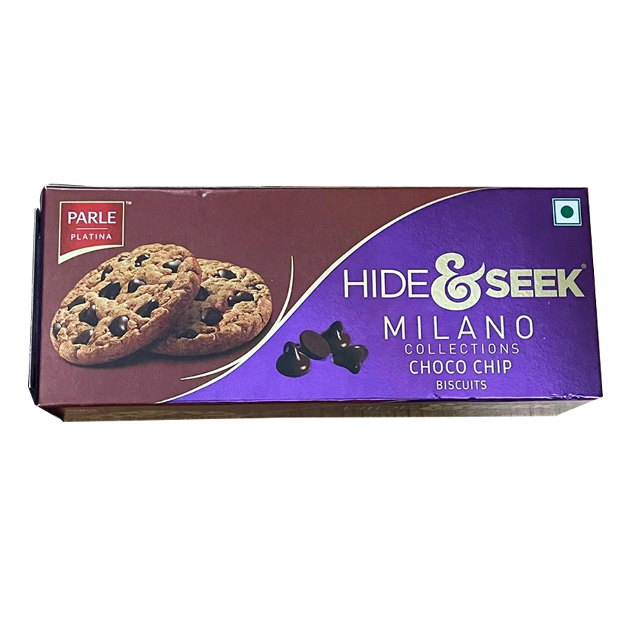Parle Hide & Seek Milano Choc Chip Cookies 75 Gm