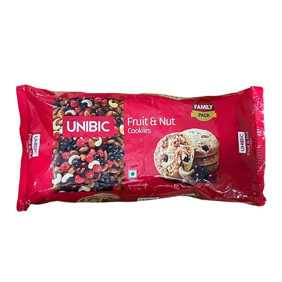 Unibic fruit & nut delight cookies 75g*4