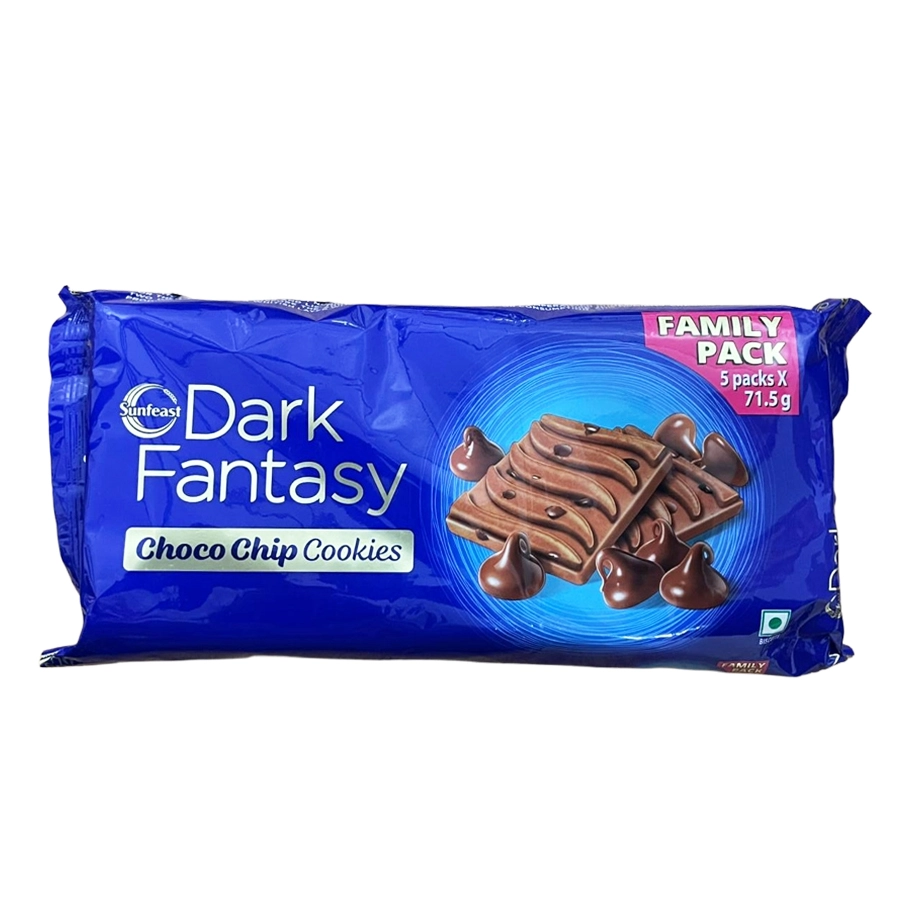 Sunfeast Dark Fantacy Choco Chip Cookies 5*71.5G