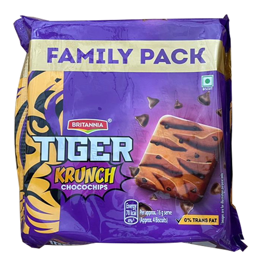 Britannia Tiger Krunch Chocochip 4N*100G=400G