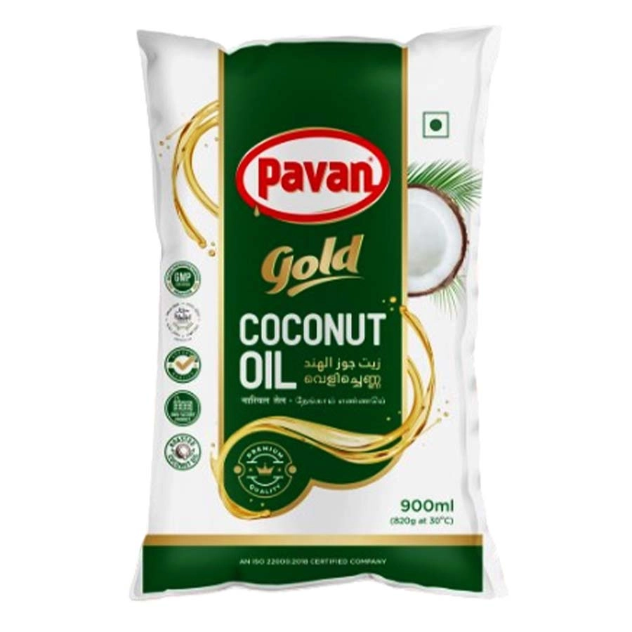 Pavan Gold Coconut Oil 900Ml Pouch
