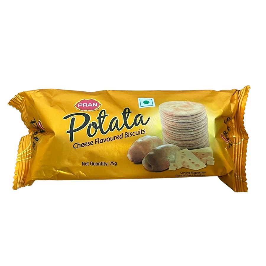 Pran Potata Cheese Flv Biscuits 75Gm