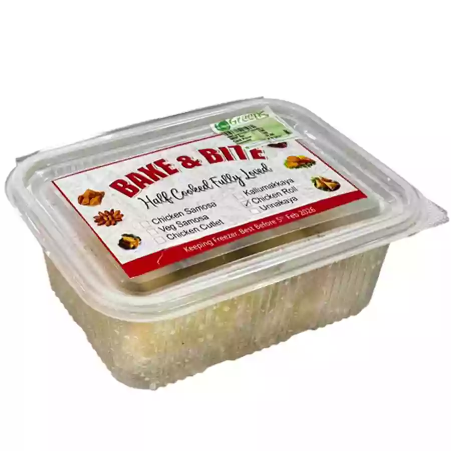 Bake & Bite Half Cooked Chicken Roll 10 Nos