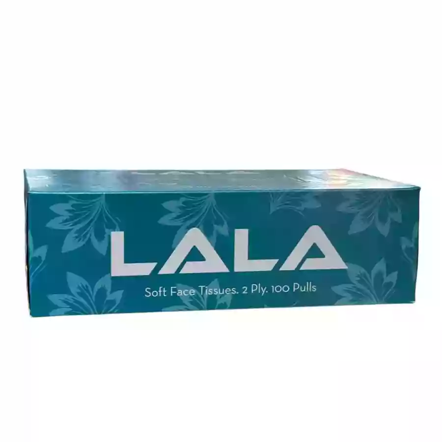 Lala Soft Face Tissues 2 Ply *100 Pulls