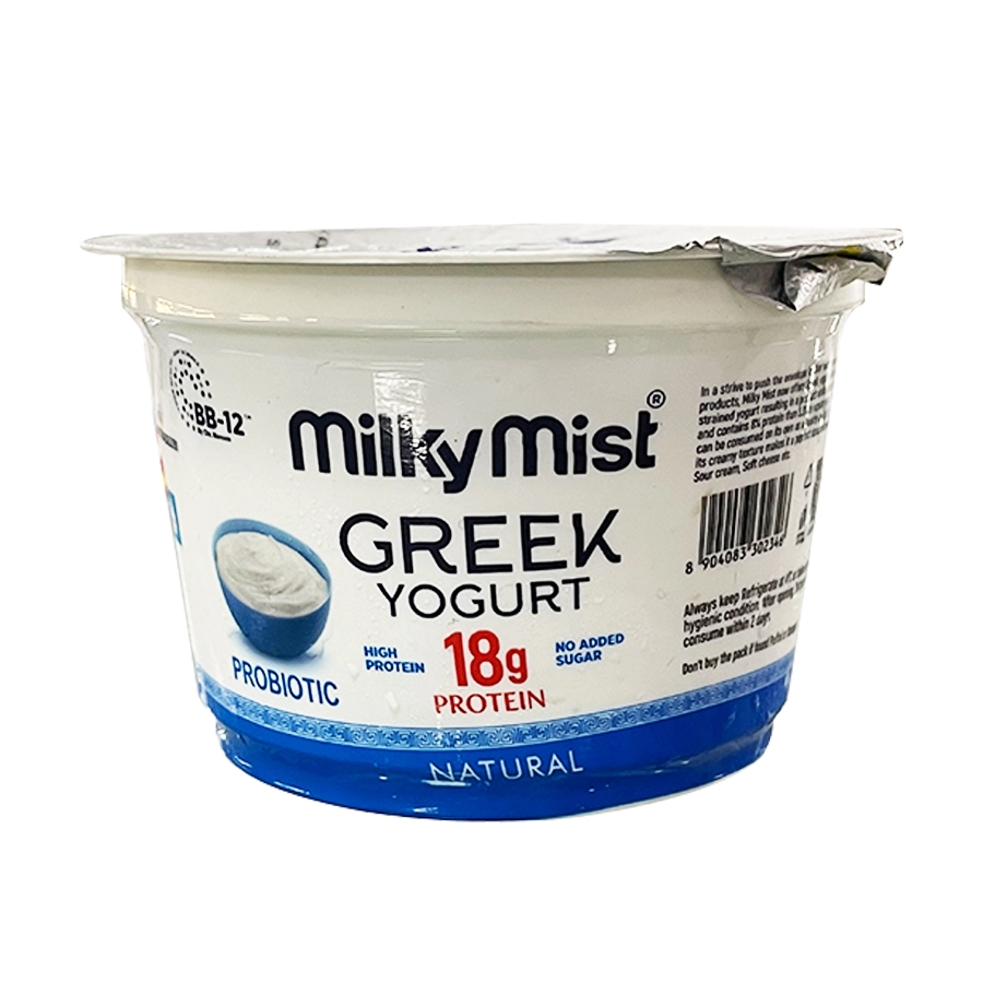 Milky Mist Greek Yogurt Natural 225Gm