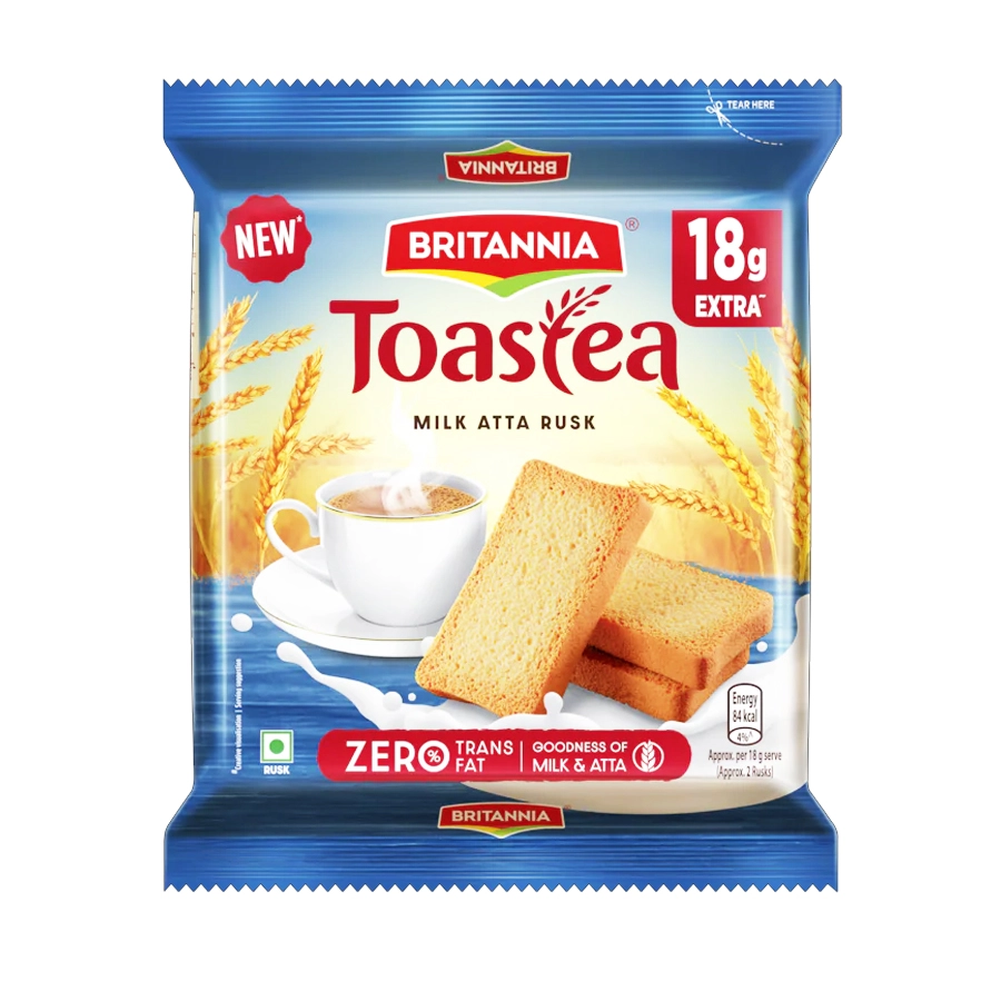 Britannia Toastea Milk Atta Rusk 200Gm