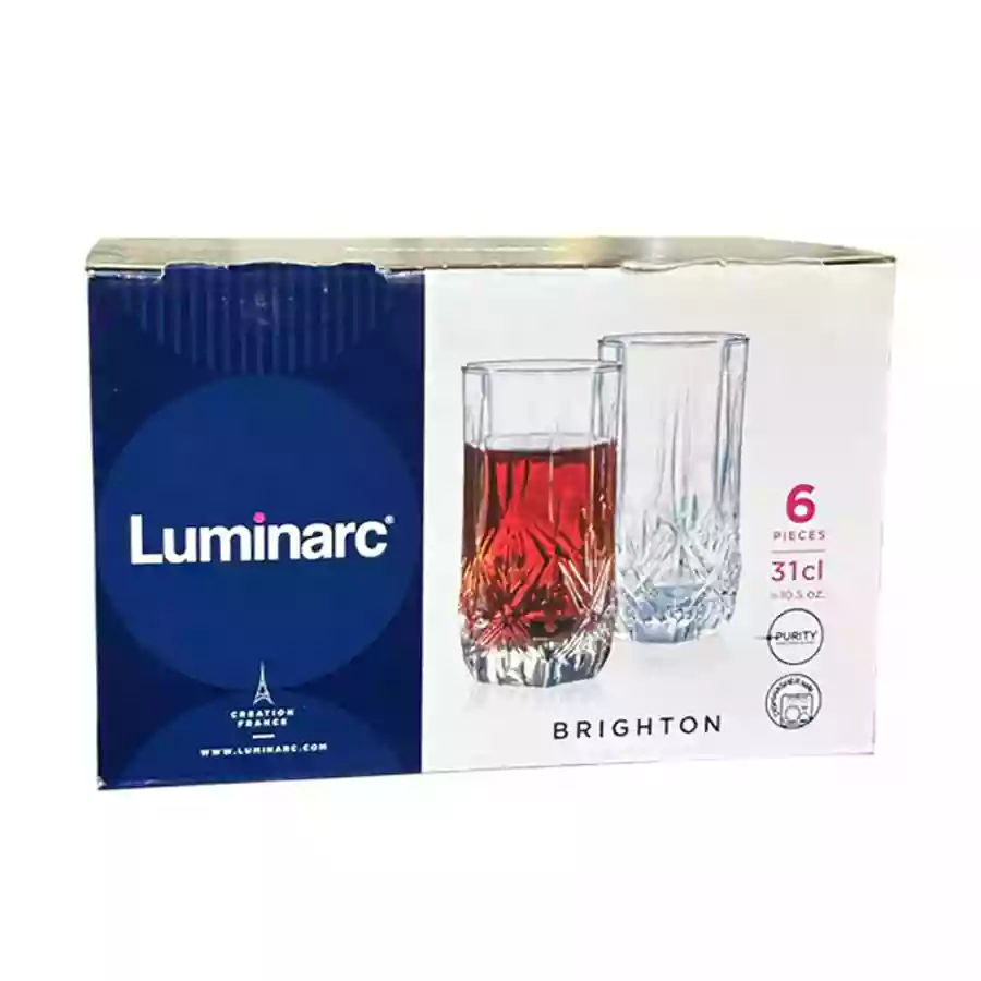 Luminarc Brighton H/B Tumbler 31 Cl 6Pcs