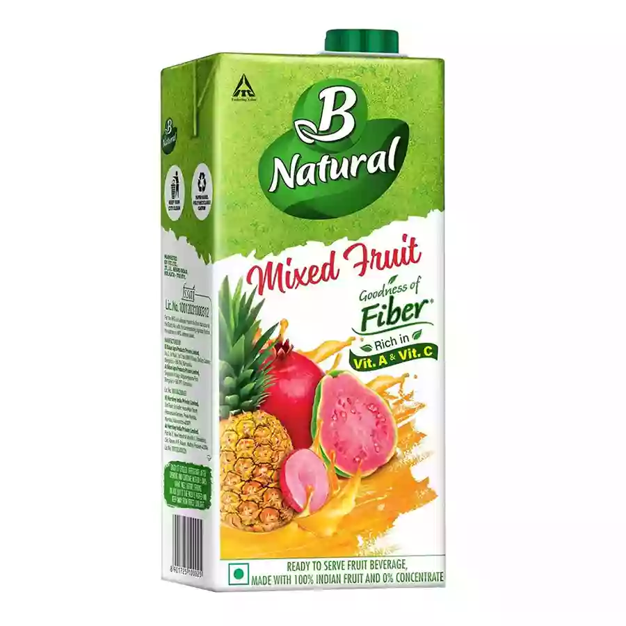 B Natural Mixed Fruit Fiber Merry 1 Lt