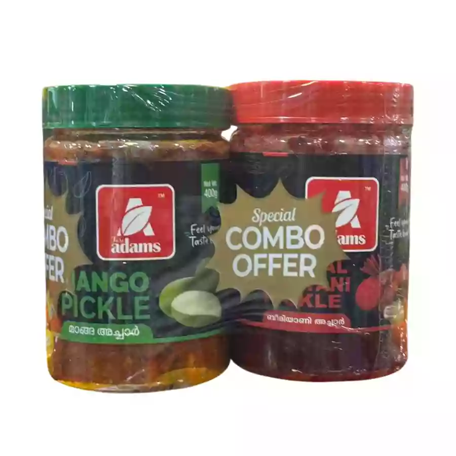 Adams Special Biriyani Pickle 400Gm + Admas Mango Pickle 400Gm