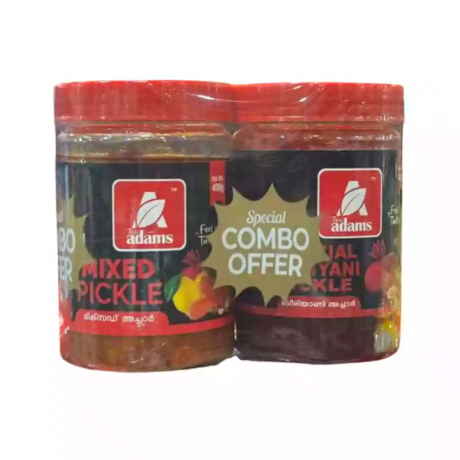 Adams Mixed Pickle 400Gm + Admas Biriyani Pickle 400Gm