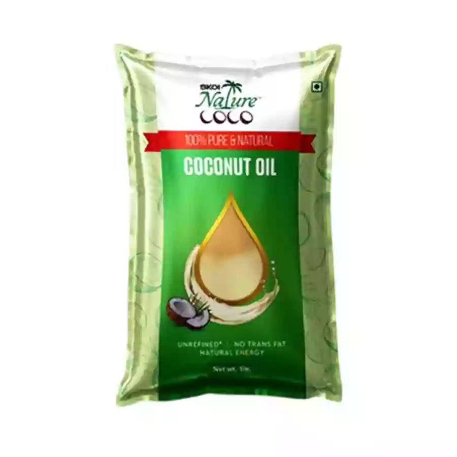 Skoi Nature Coco Coconut Oil 1L  Pouch