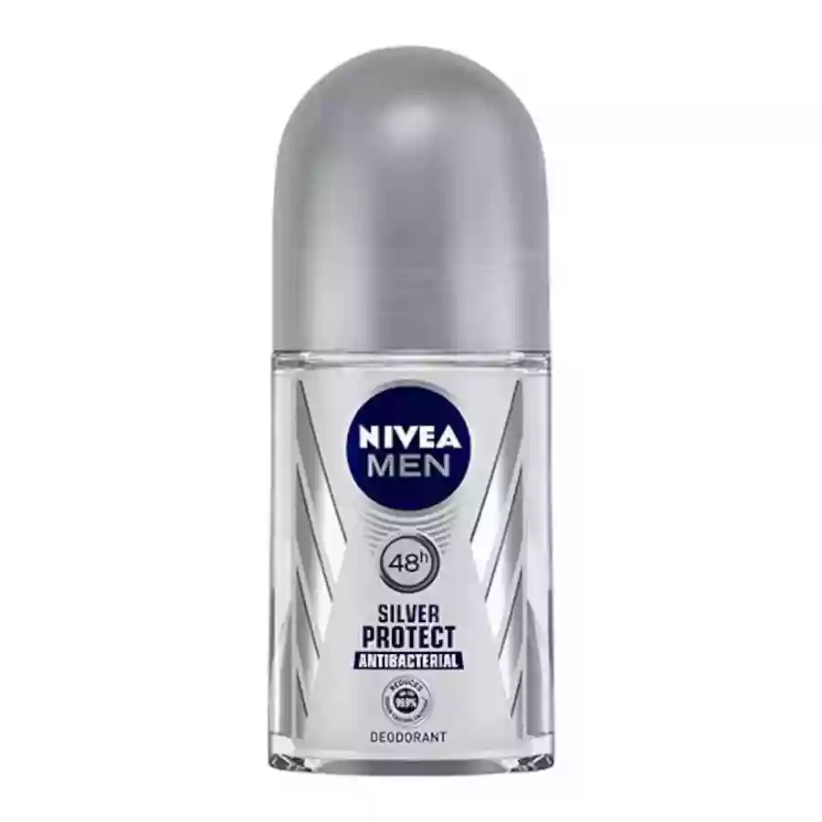 Nivea Men Roll On Silver Protect Silver Ions Deodorant 50Ml