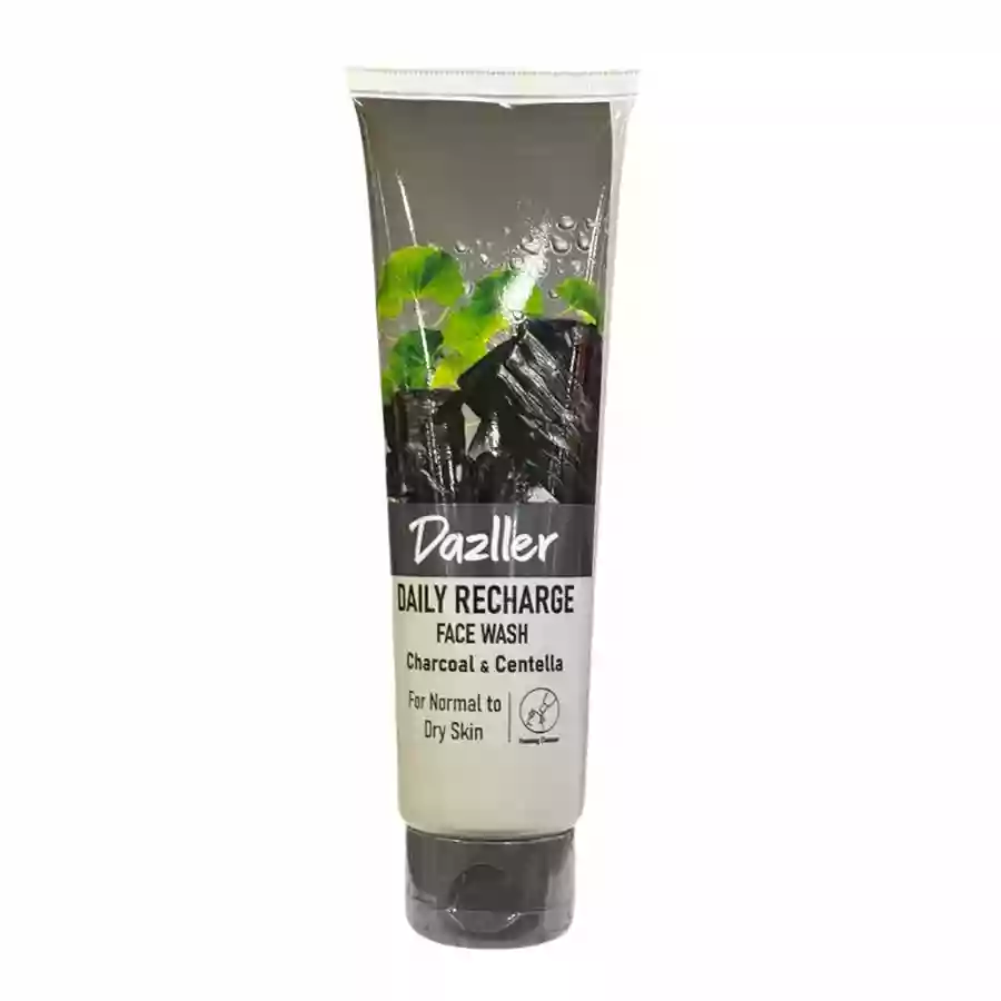 Dazller Daily Recharge Face Wash Charcoal & Centella 100Gm