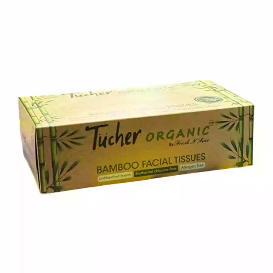 Tucher Organic Bamboo Facial Tissues 100 Pulls
