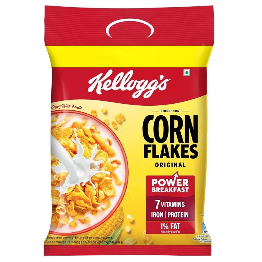 Kelloggs Corn Flakes Original&The Best With Iron Shakti Pouch 290Gm