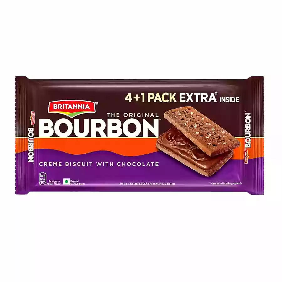 Britannia Bourbon 500 G Family Pack
