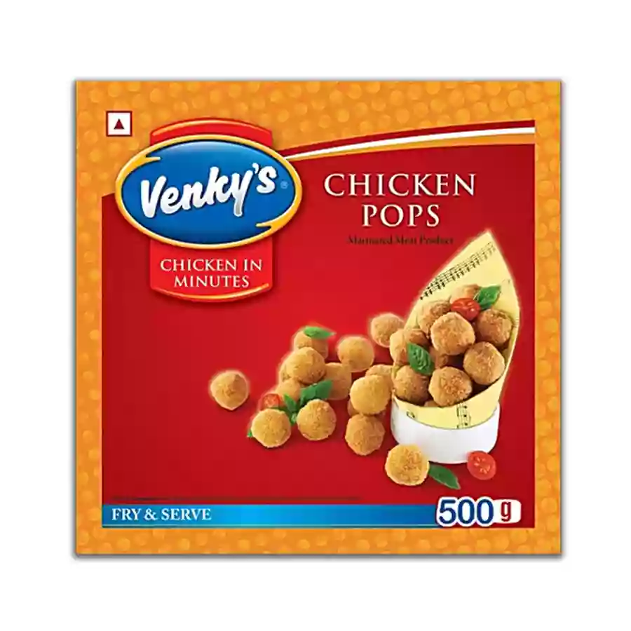 Venkys Chicken Pops 500G