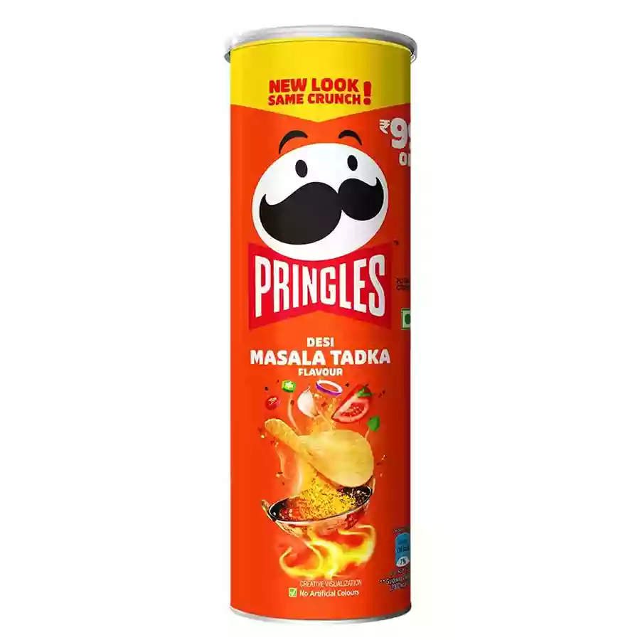 Pringles Potato Desi Masala Tadka Flav 102G